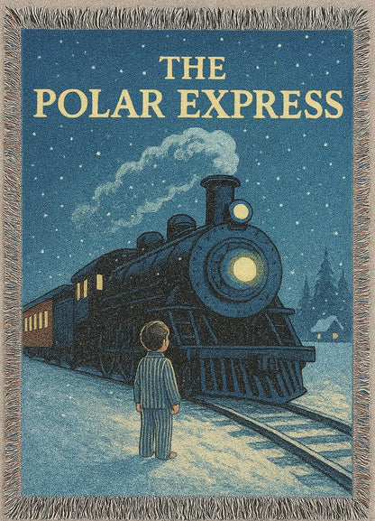 ✨ Polar Express Handmade Woven Blanket ✨