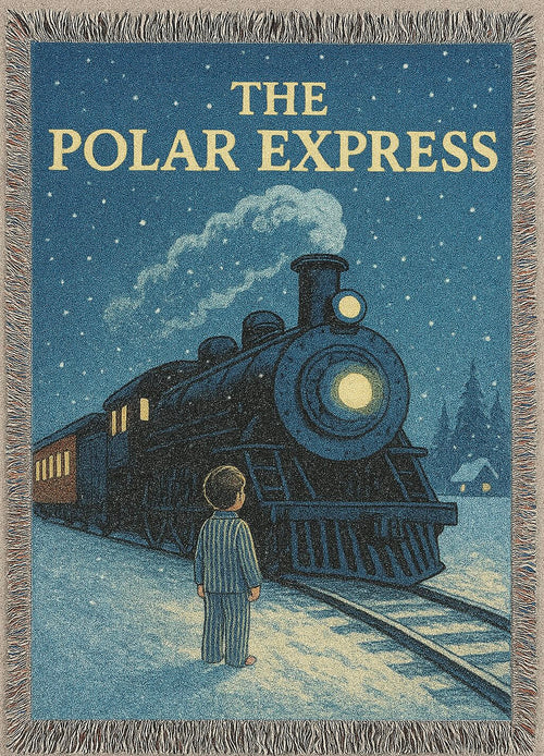 ✨ Polar Express Handmade Woven Blanket ✨